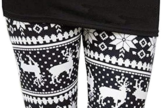 Fleece Lined Christmas Leggings: A Cozy Holiday Essential