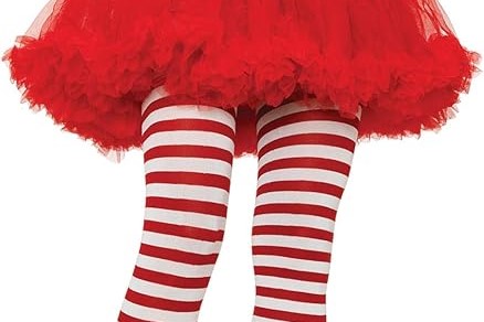 Candy Cane Striped Leggings: A Festive Touch for the Holidays