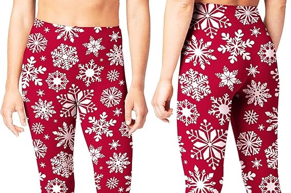 Celebrate in Style: The Perfect High Waisted Christmas Leggings